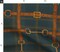 Classic Plaid Autumnal Traditional Tack Room Horse Vintage Americana Equestrian Bridle Horse Bit Leather Country Club Navy Green Brown Tartan Custom Printed Fabric by Spoonflower Various Fabrics by the Yard or Fat Quarter